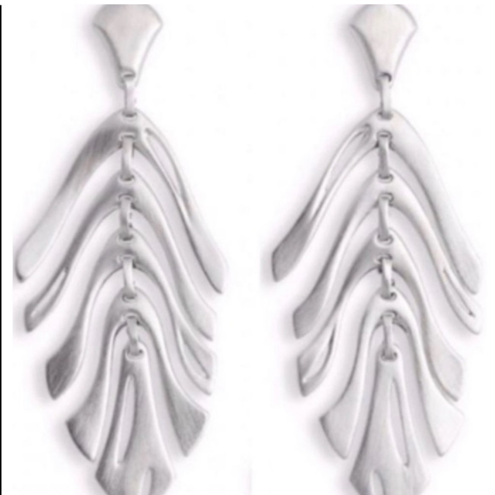 Kendra Scott Silver Dangle Earrings